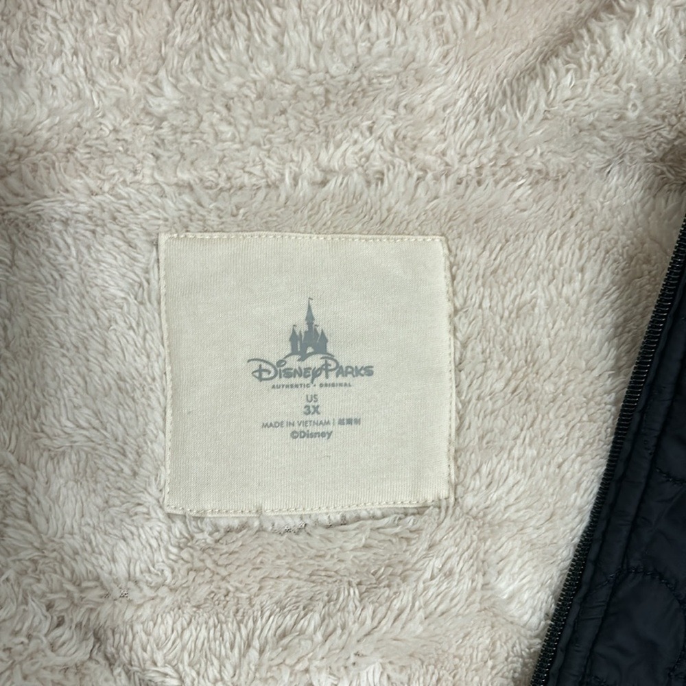 Women's Disney Parks‎ Mickey Mouse Quilted Fleece Lined Puffer Jacket - Picture 3 of 3